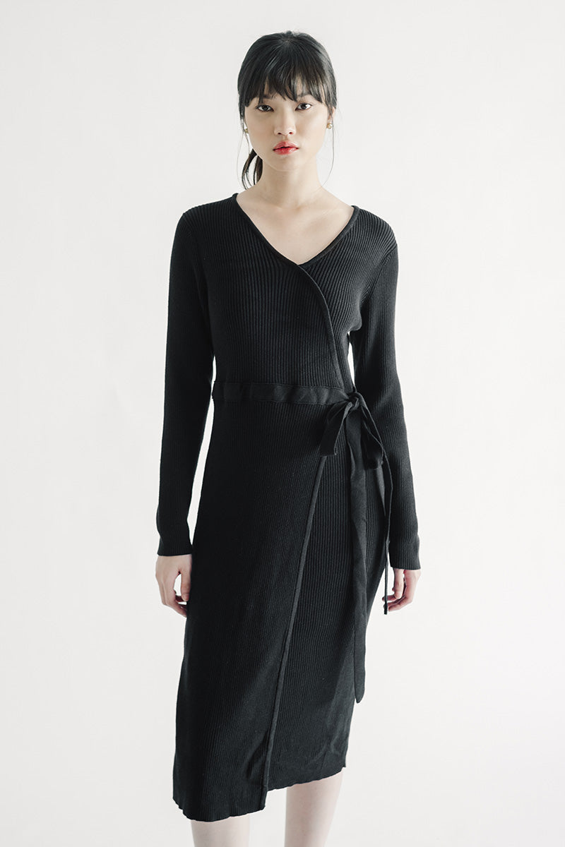 Essential Knit Dress In Black