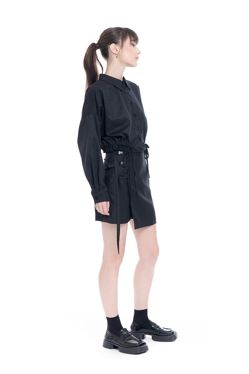 Buckle 15 Mini Skort In Black