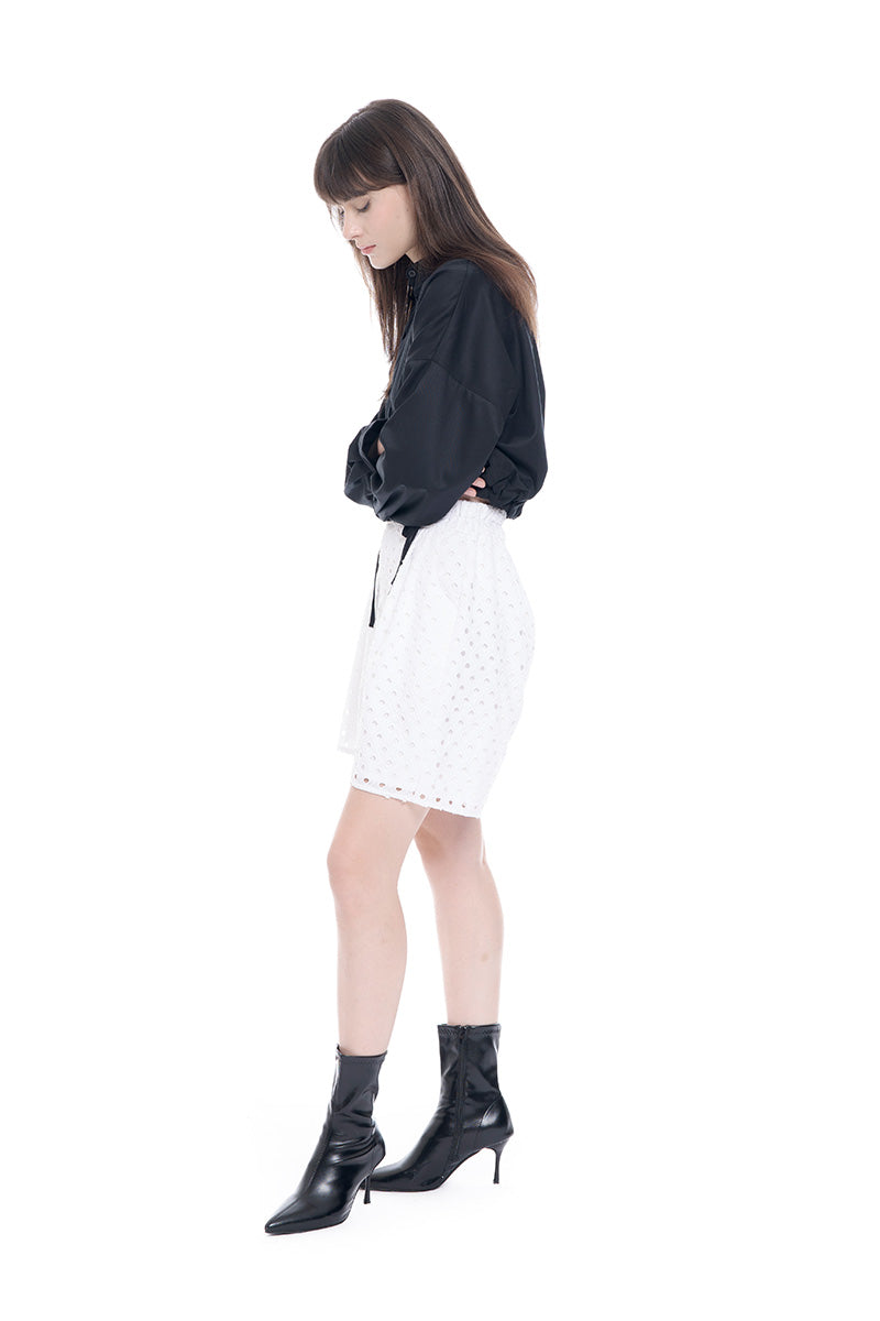 Crop Shirt In Black