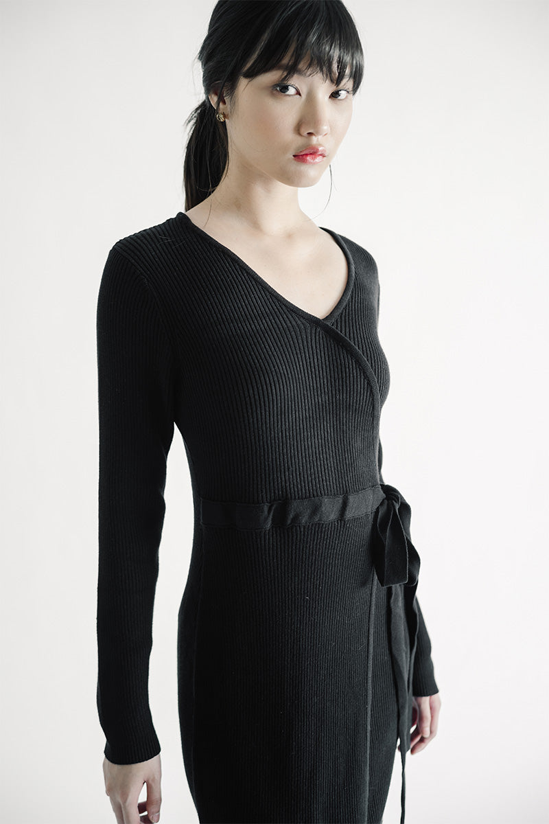 Essential Knit Dress In Black