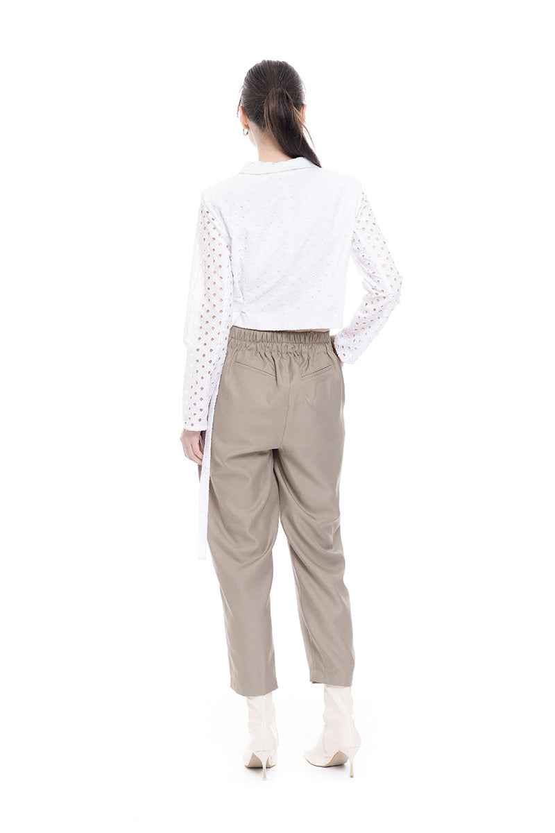 Capri Pants In Brown