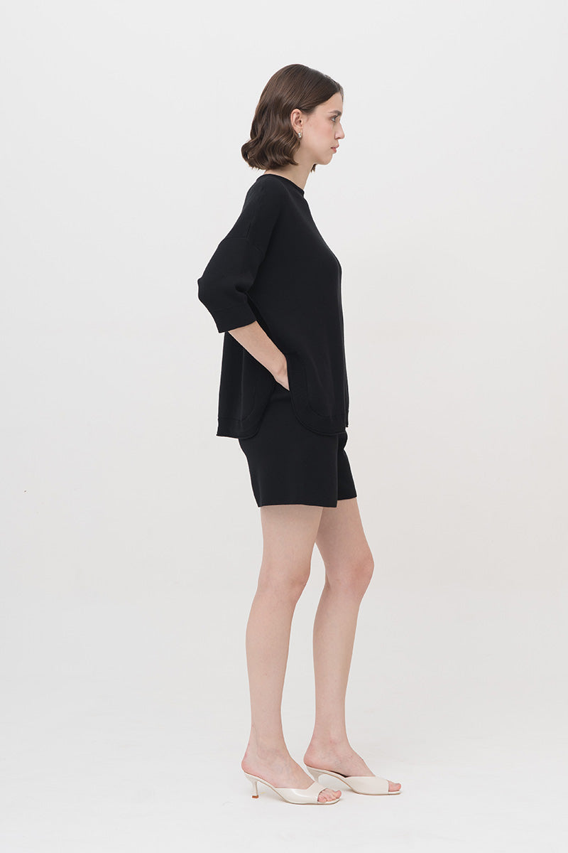 Essential Cotton-Jersey Shorts In Black