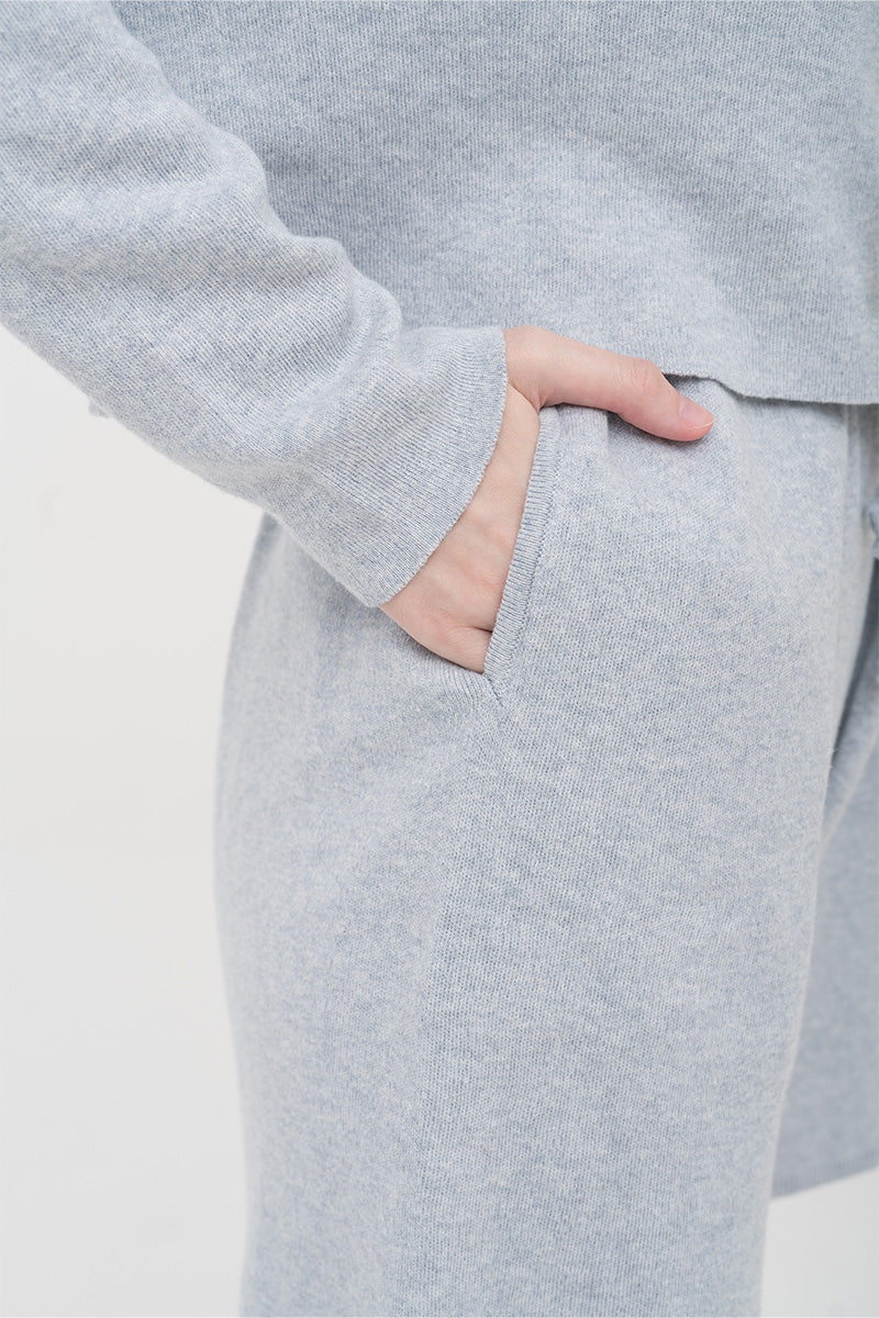 Essential Cotton-Jersey Shorts In Light Grey