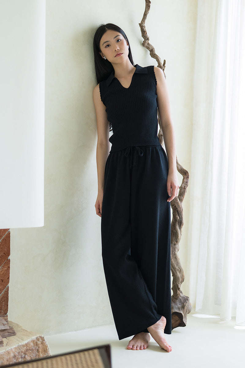 Essential Cotton-Jersey Sweatpants In Black