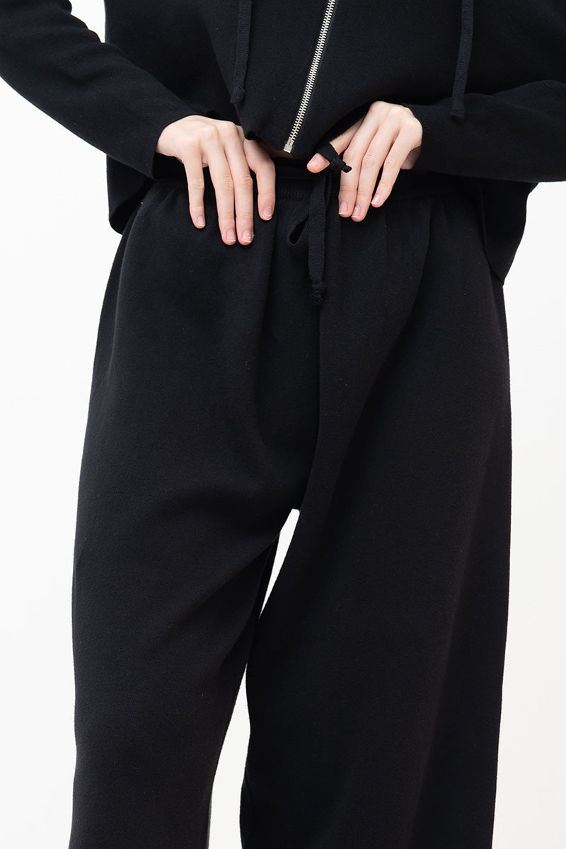 Essential Cotton-Jersey Sweatpants In Black