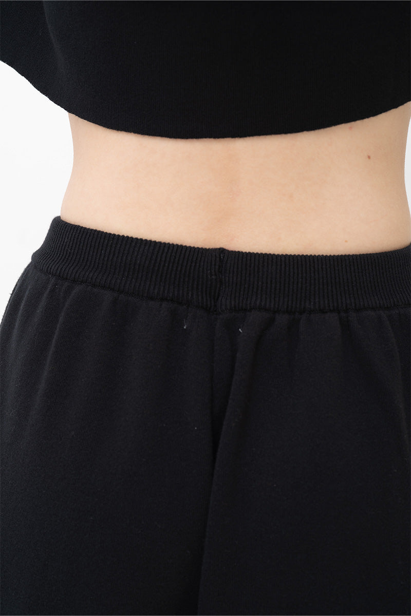 Essential Cotton-Jersey Sweatpants In Black