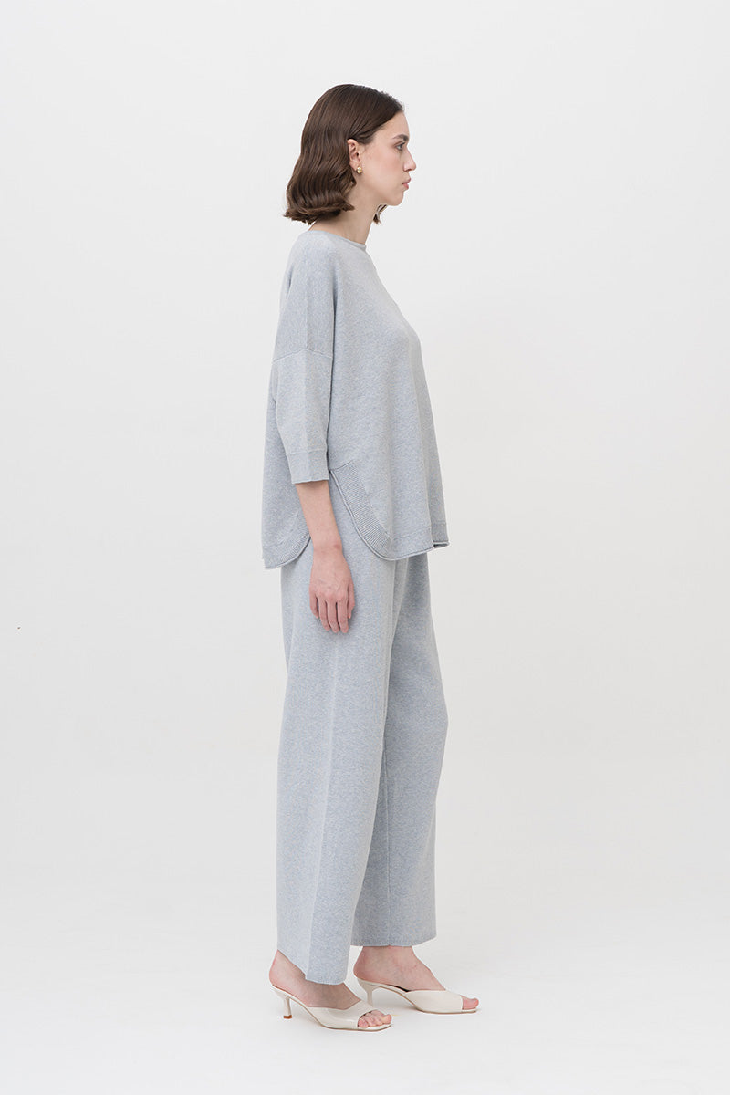 Essential Cotton-Jersey Sweatpants In Light Grey
