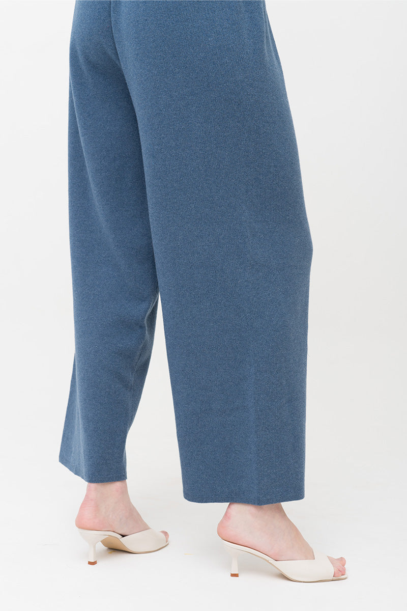 Essential Cotton-Jersey Sweatpants In Slate Blue