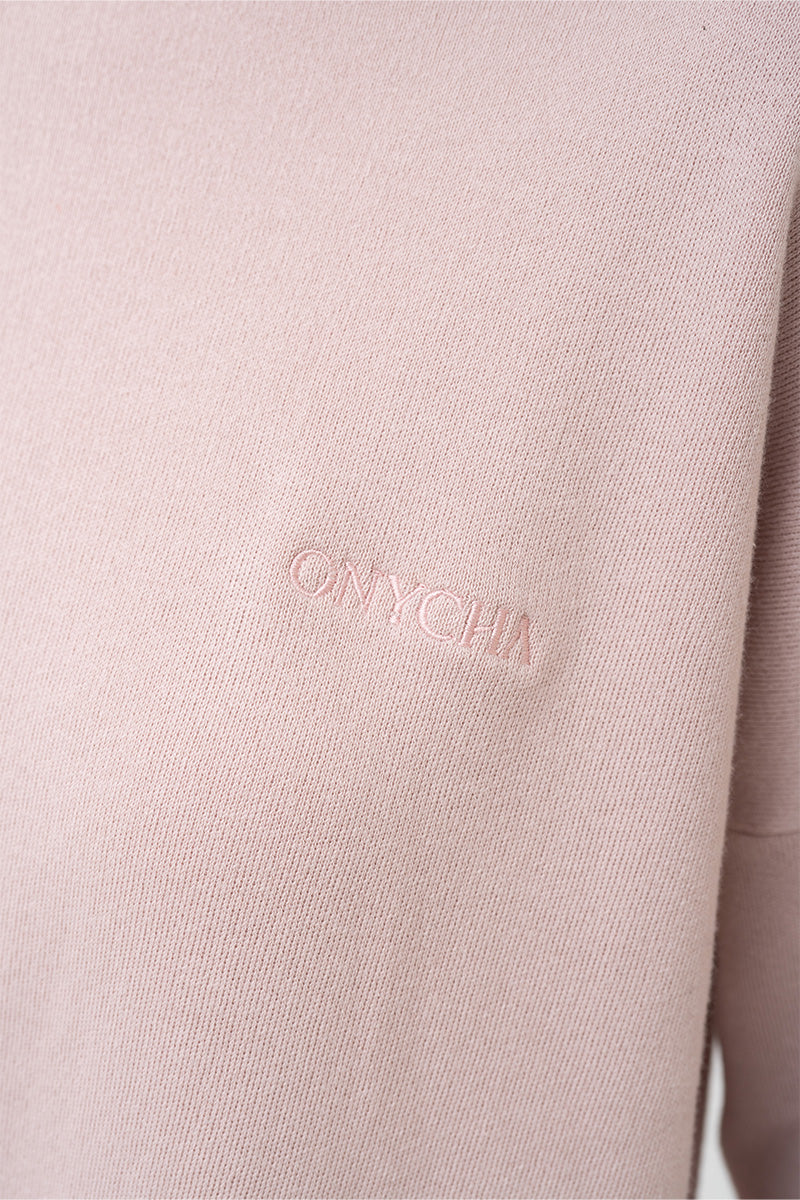 Essential Cotton-Jersey Sweatshirt In Dusty Pink