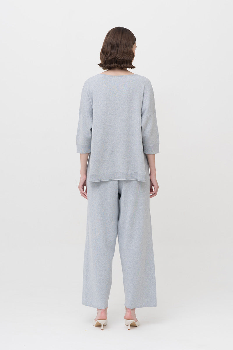 Essential Cotton-Jersey Sweatshirt In Light Grey