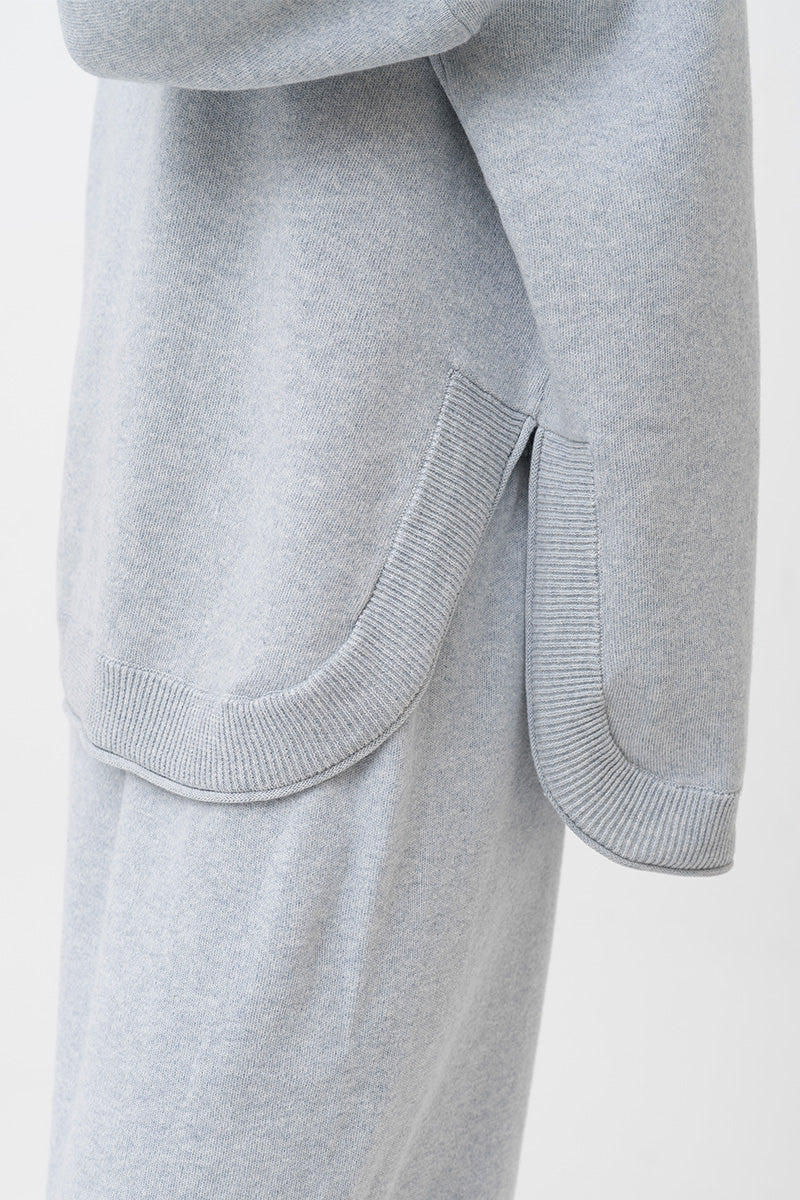 Essential Cotton-Jersey Sweatshirt In Light Grey