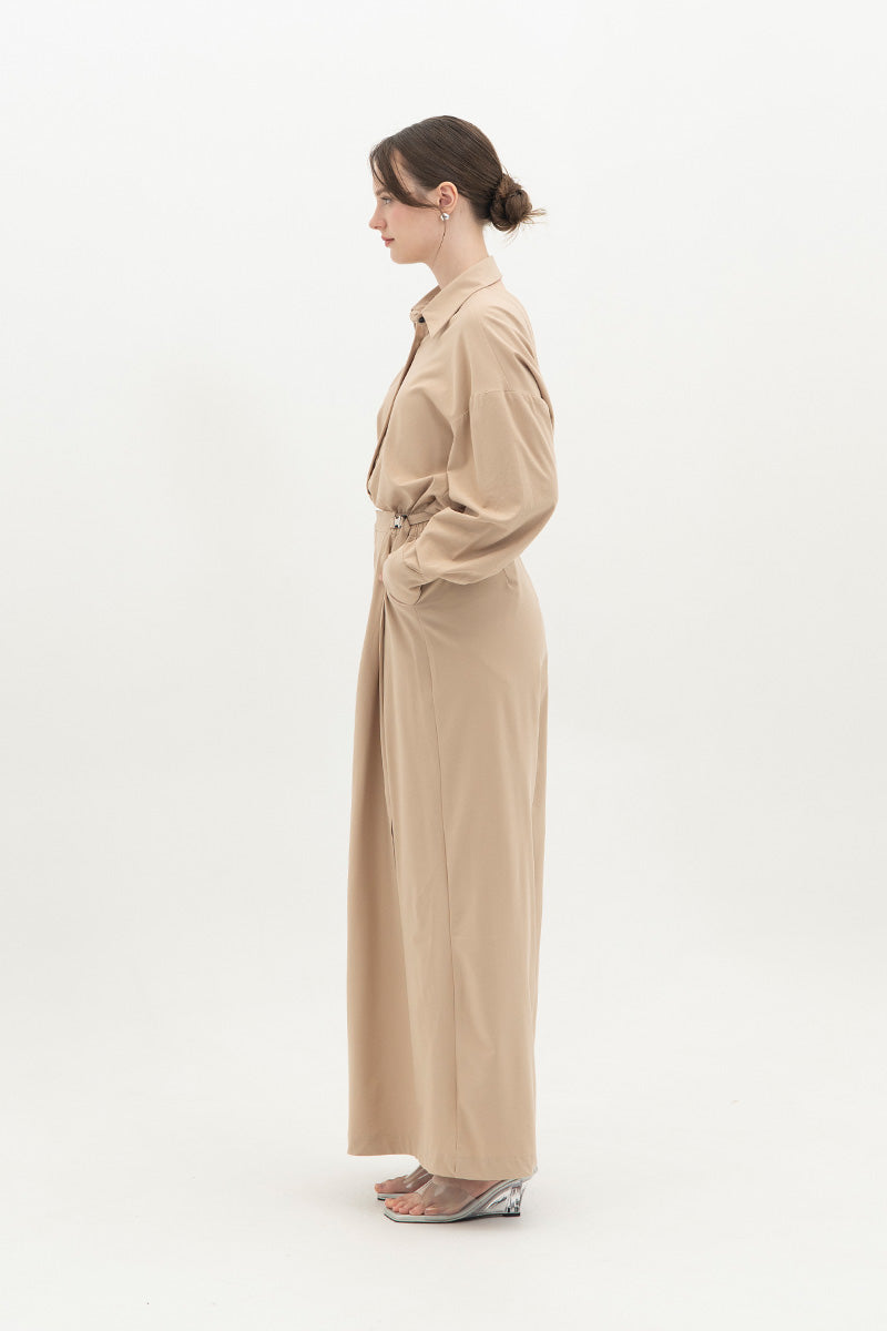 Buckle 15 Pants In Beige