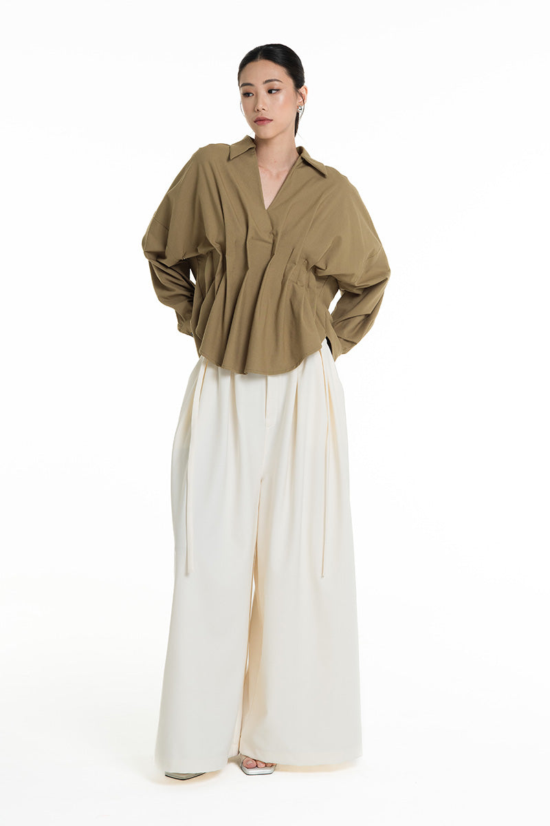 Buckle 15 Pants In Ivory