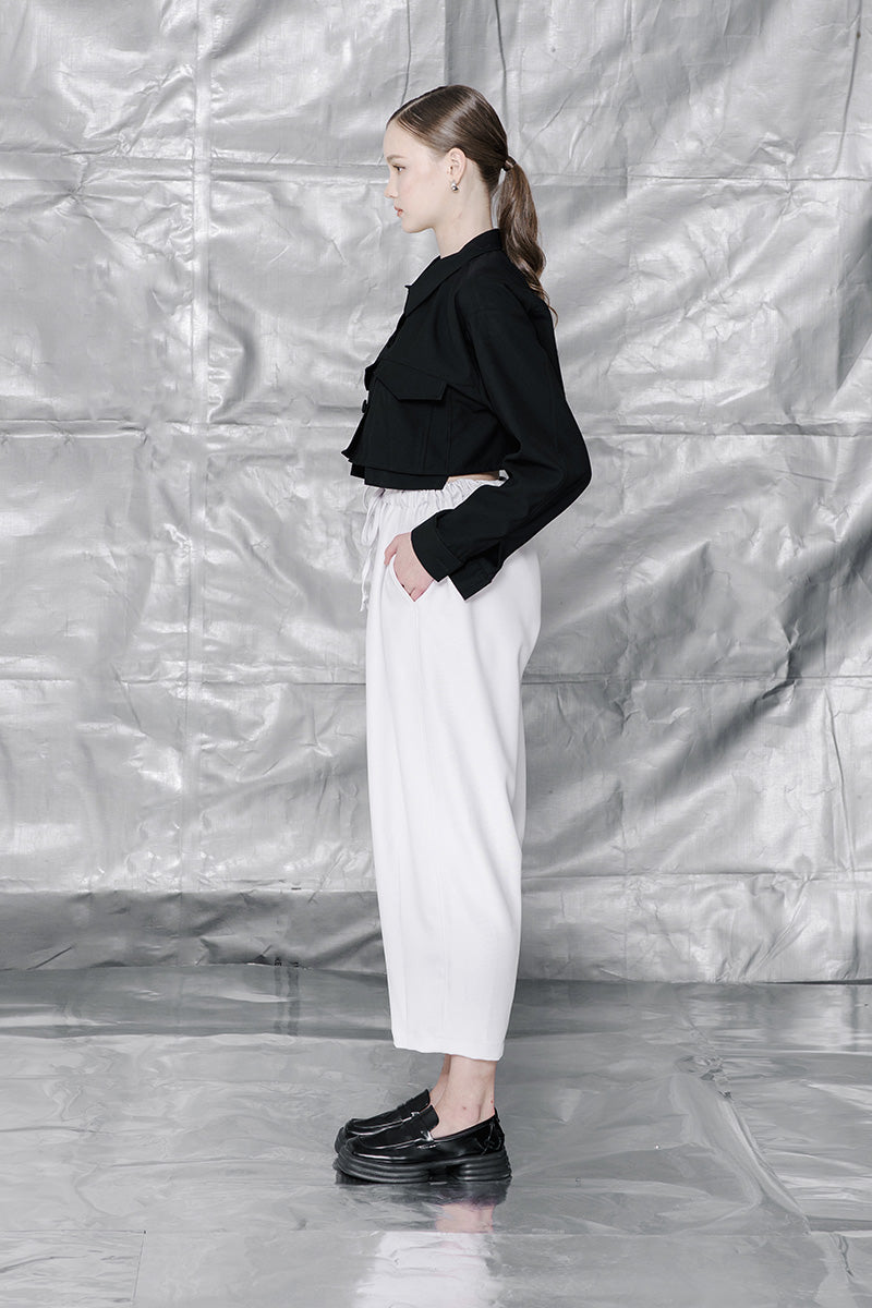 Baggy Pants In Light Grey