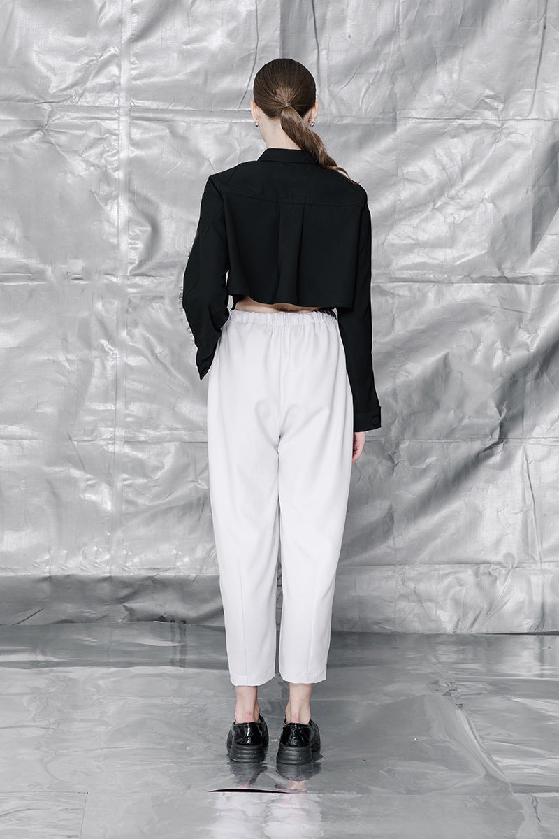 Baggy Pants In Light Grey