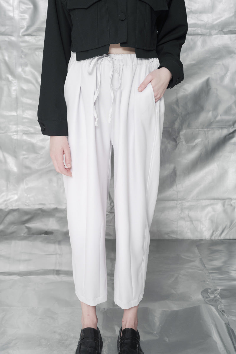 Baggy Pants In Light Grey