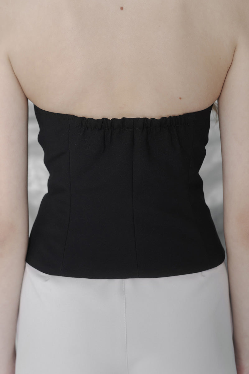 Zipper Tube In Black