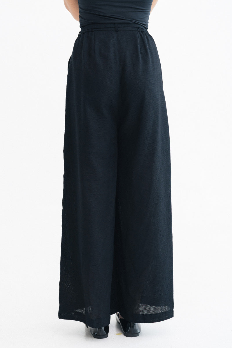 Buckle 15 Natural Long Pants In Black