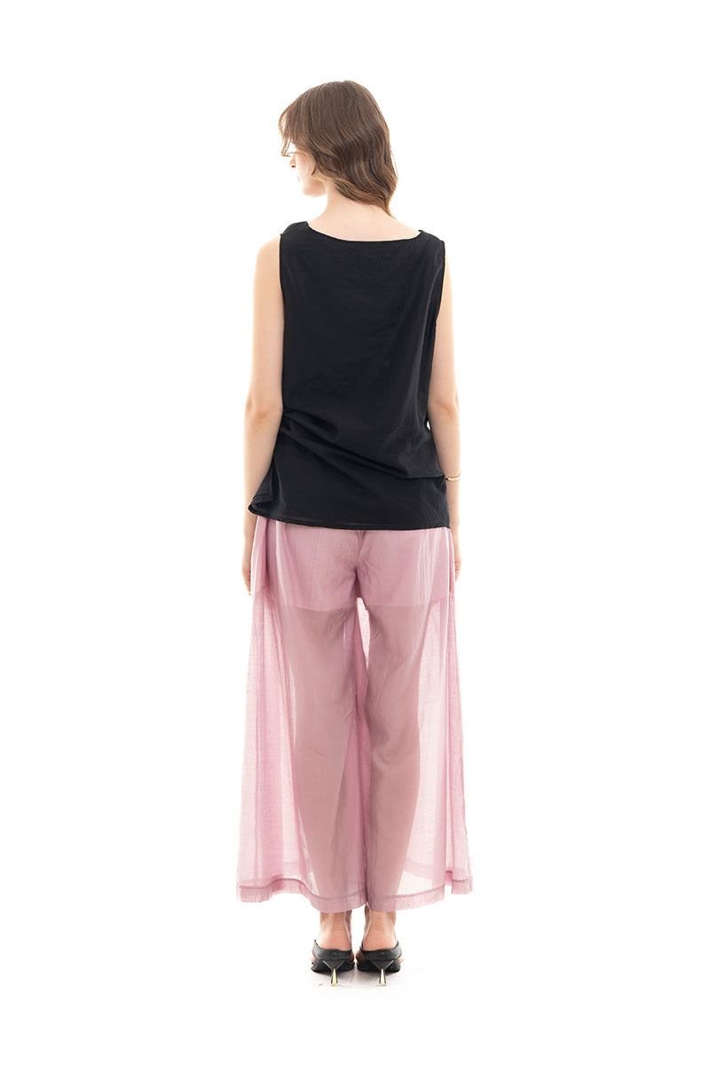 Draped Top In Black