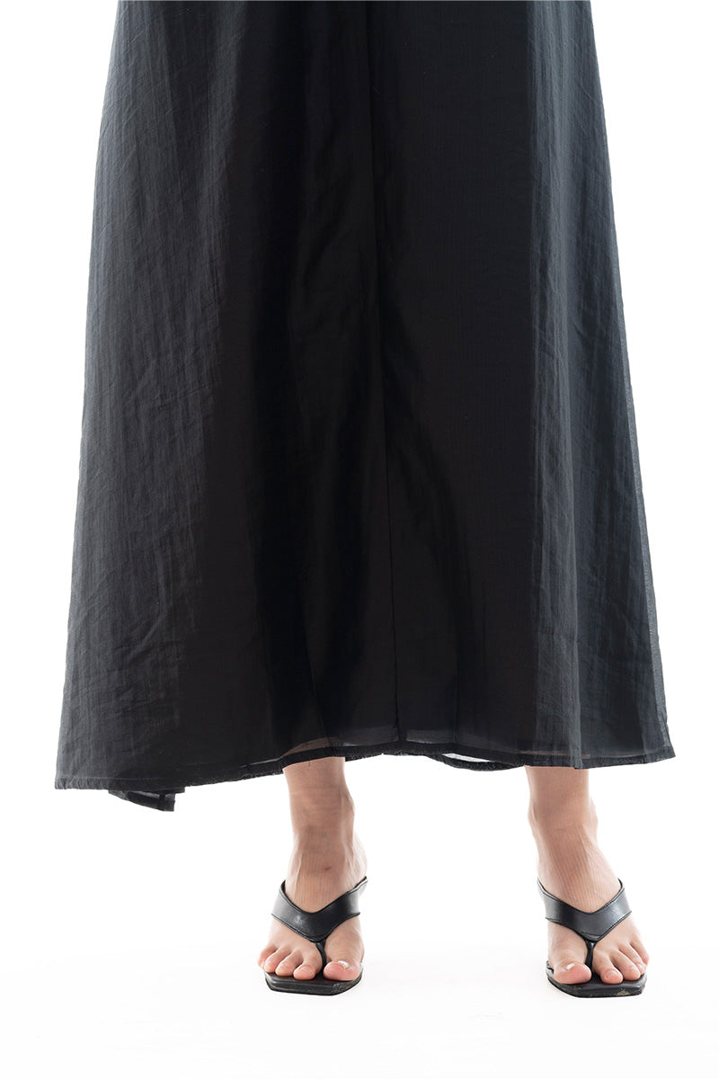 Halter Maxi Dress In Black
