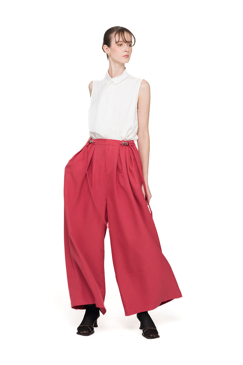 Buckle 15 Pants In Brick Red