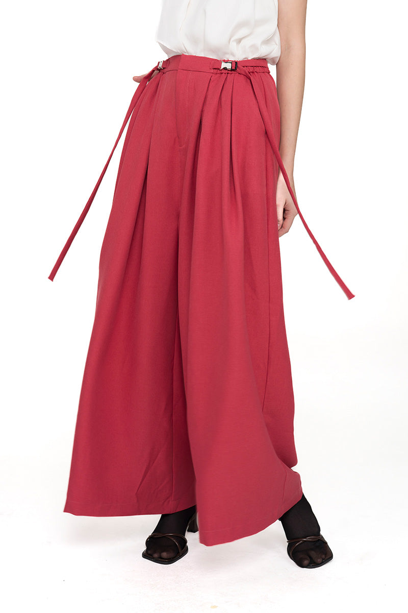 Buckle 15 Pants In Brick Red