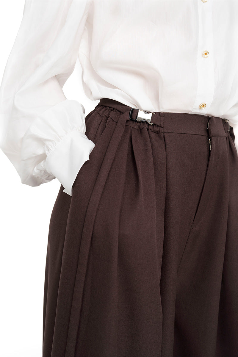 Buckle 15 Pants In Dark Brown