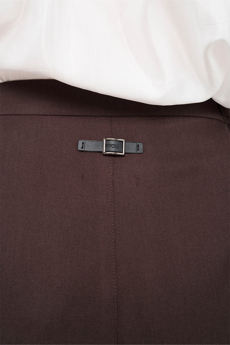 Buckle 15 Pants In Dark Brown