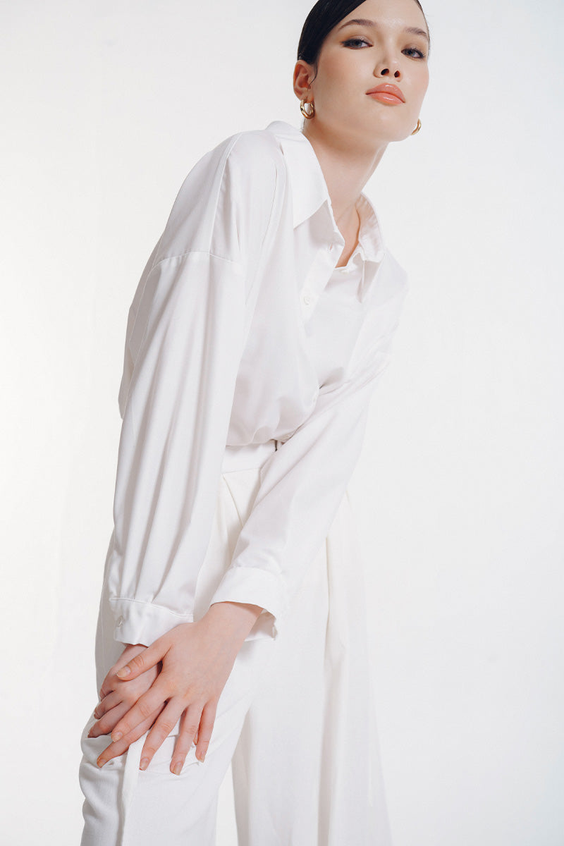 Oversized Shirt In White