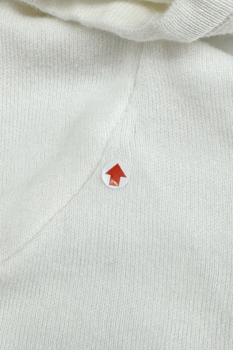 [DEFECT] Essential Cotton-Jersey Hoodie In Ivory 2