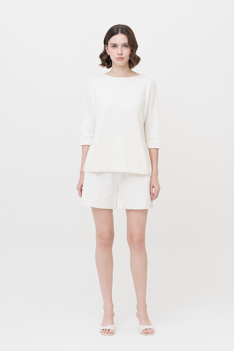 [DEFECT] Essential Cotton-Jersey Sweatshirt In Ivory 2