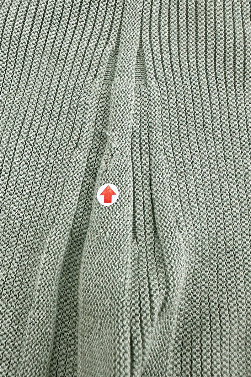 [DEFECT] Essential Pleated Knit Mini Skirt In Sage Green