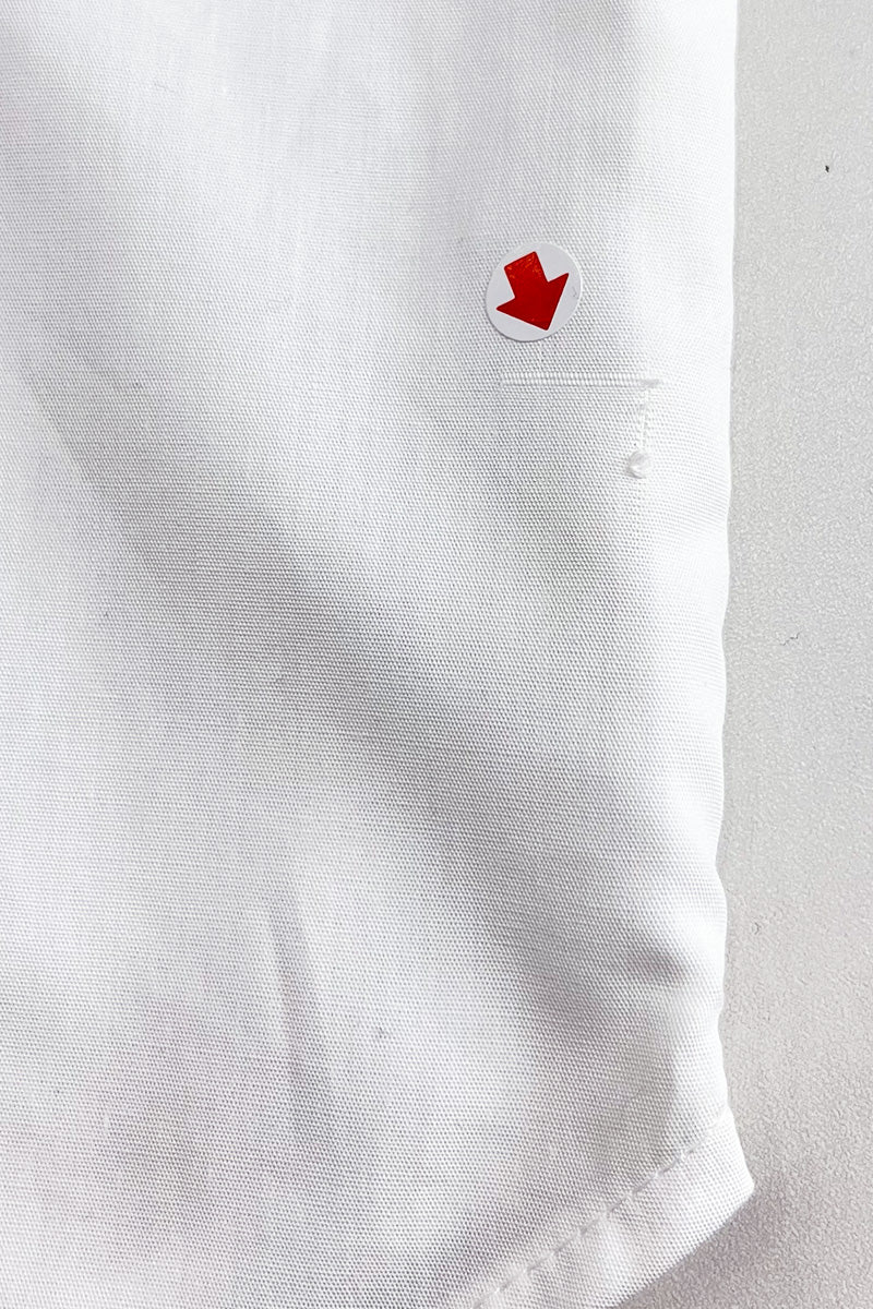 [DEFECT] Backless Shirt In White