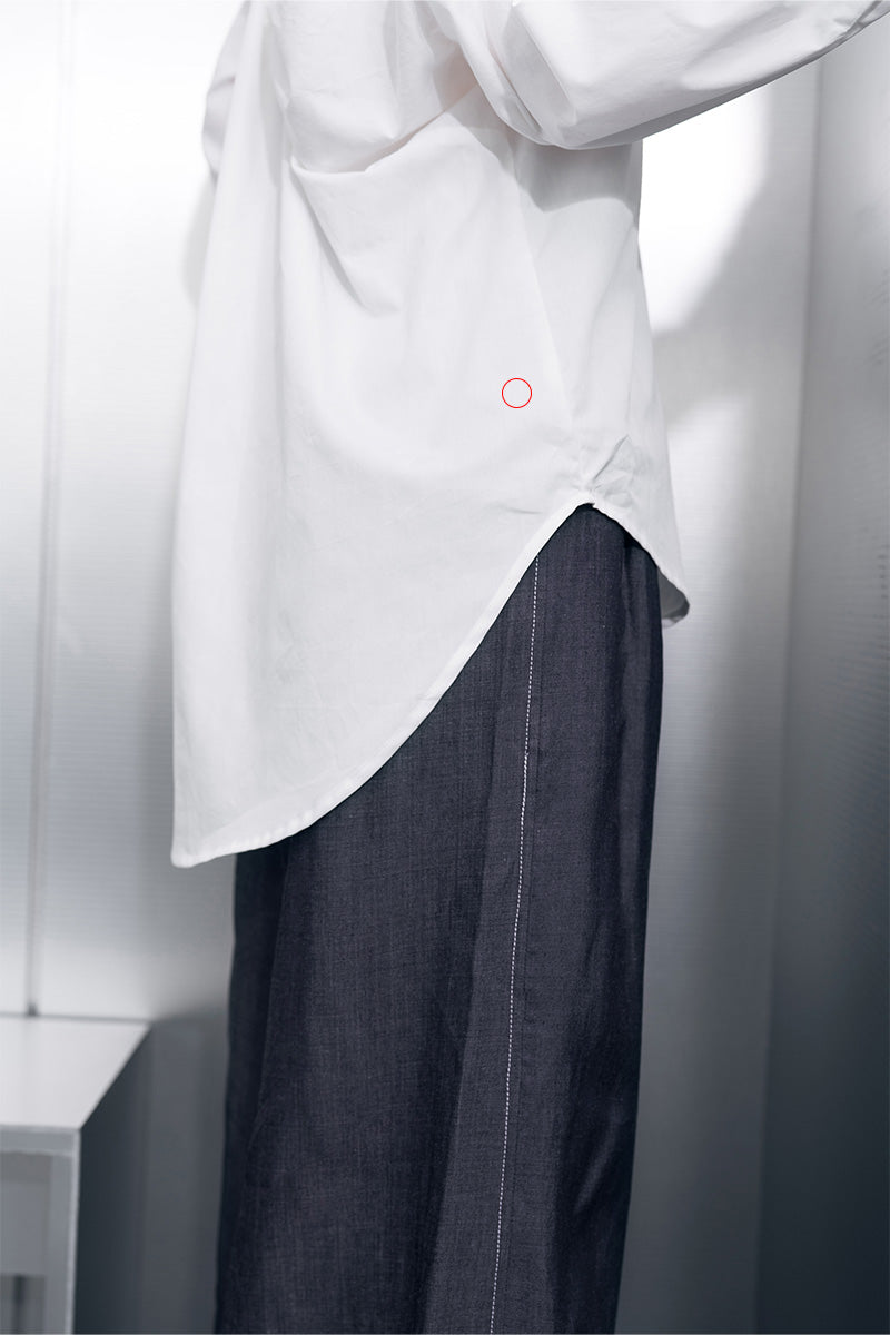 [DEFECT] Backless Shirt In White