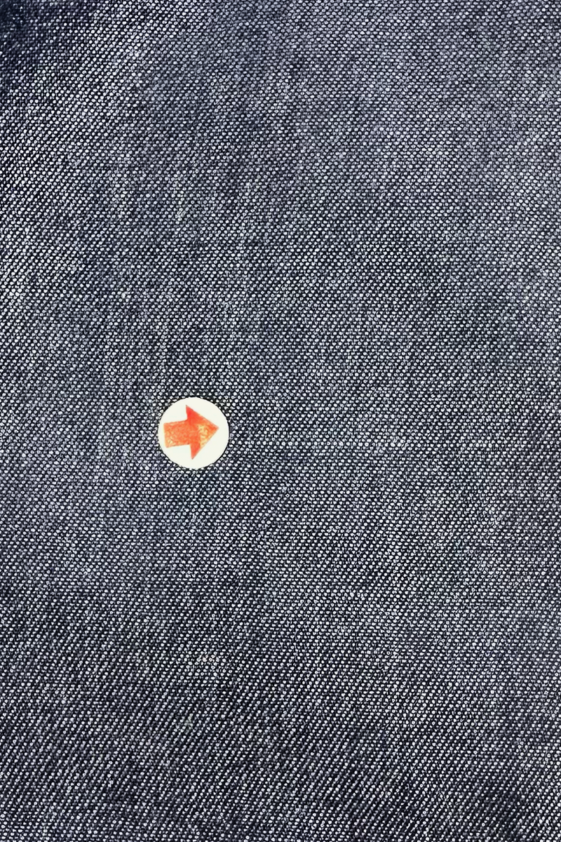 [DEFECT] Buckle Cropped Denim Blazer In Dark Indigo 2