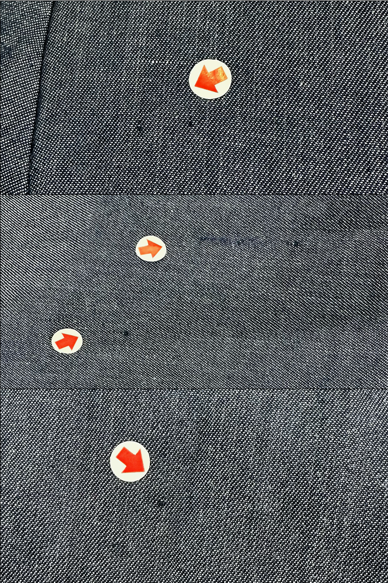 [DEFECT] Buckle Cropped Denim Blazer In Dark Indigo 2