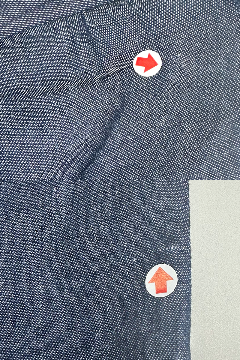 [DEFECT] Buckle Cropped Denim Blazer In Dark Indigo 2