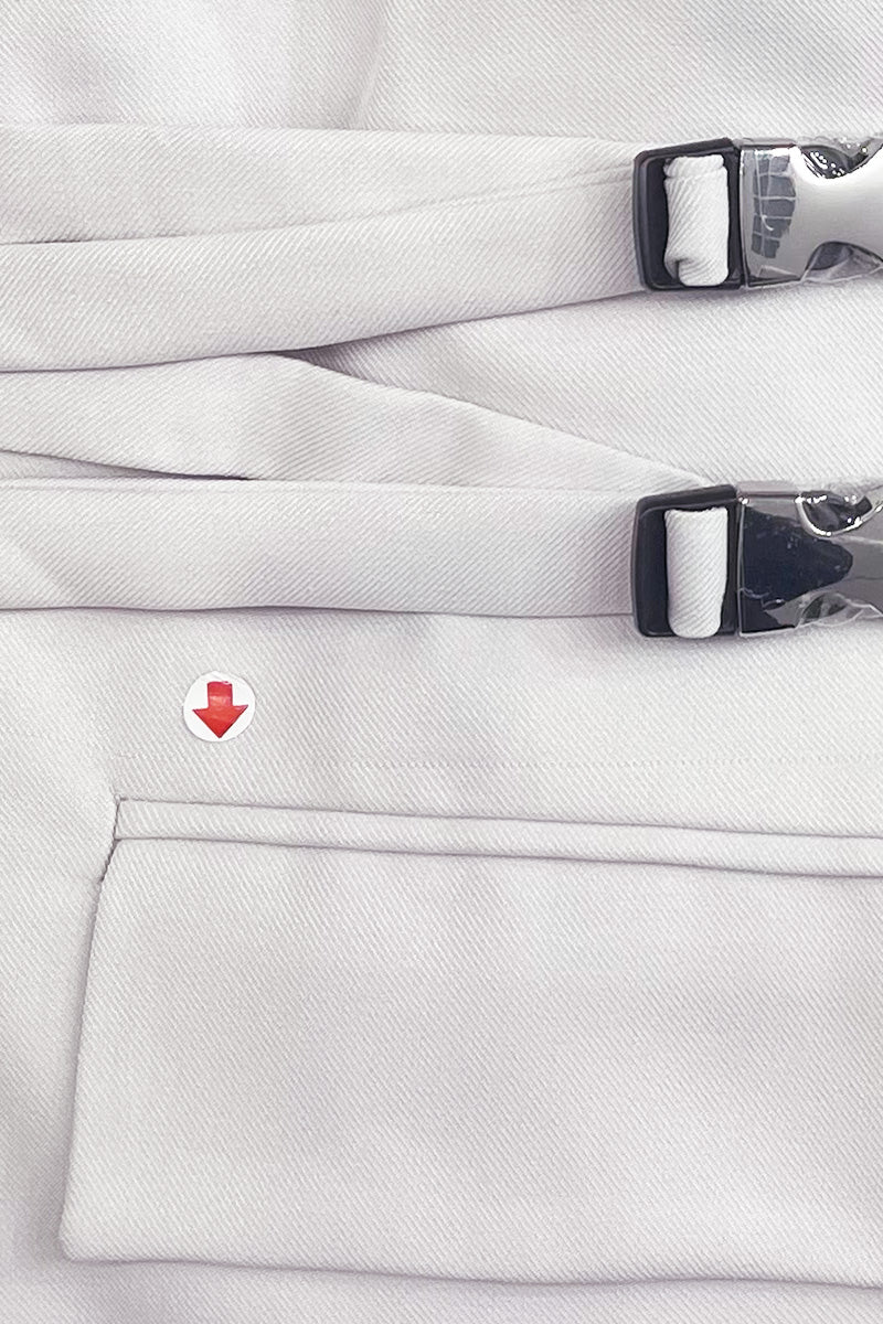 [DEFECT] Buckle 15 Oversized Blazer In Light Grey 1