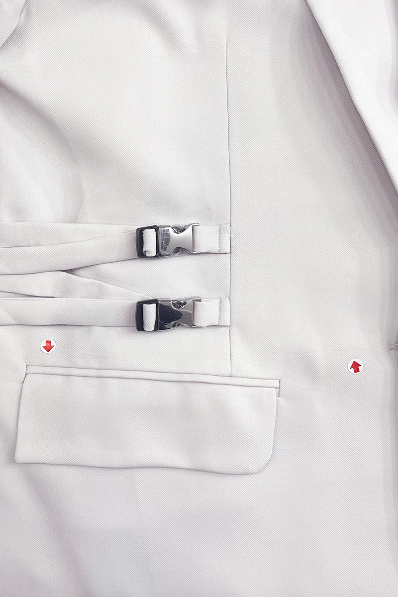 [DEFECT] Buckle 15 Oversized Blazer In Light Grey 1