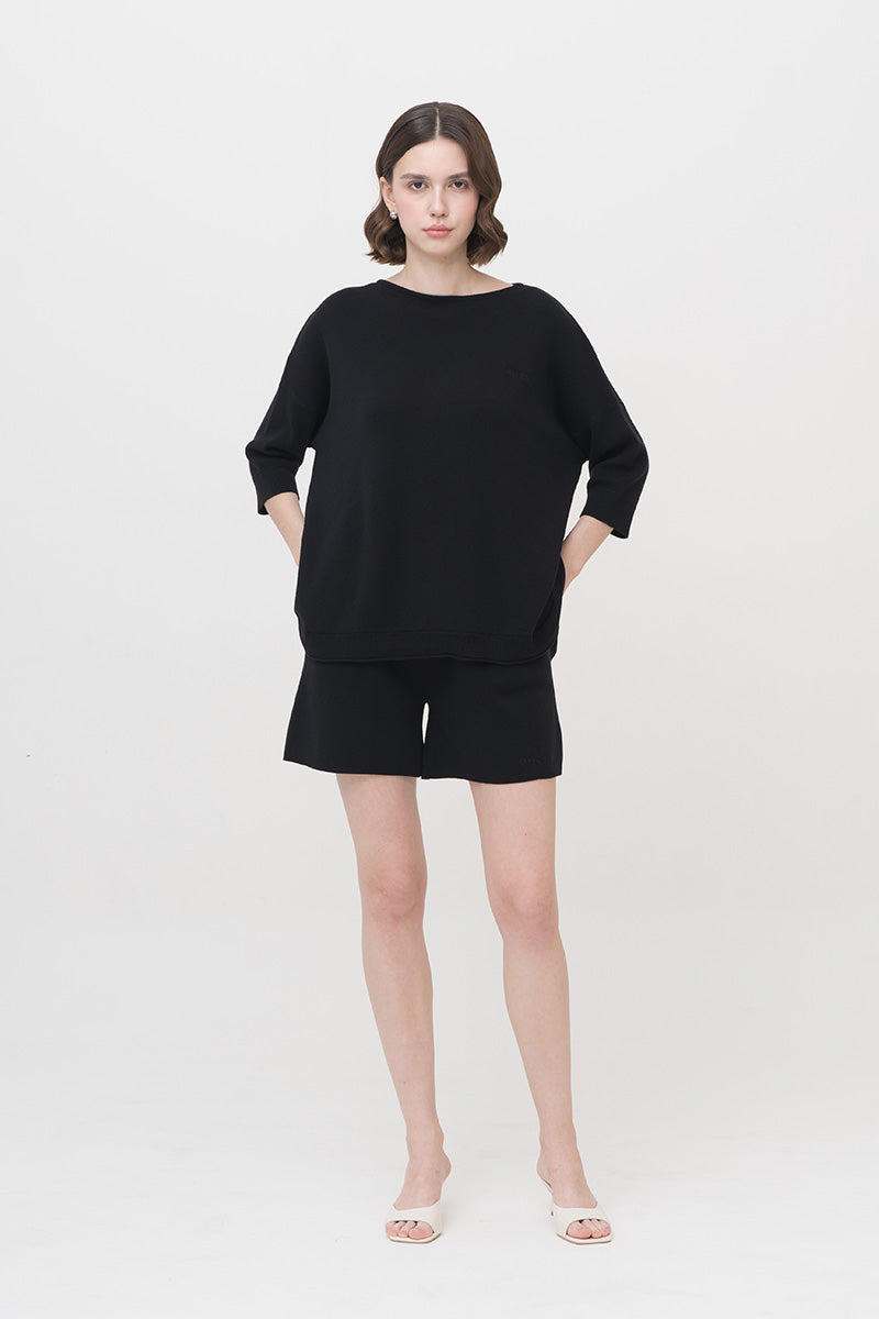 Essential Cotton-Jersey Shorts In Black