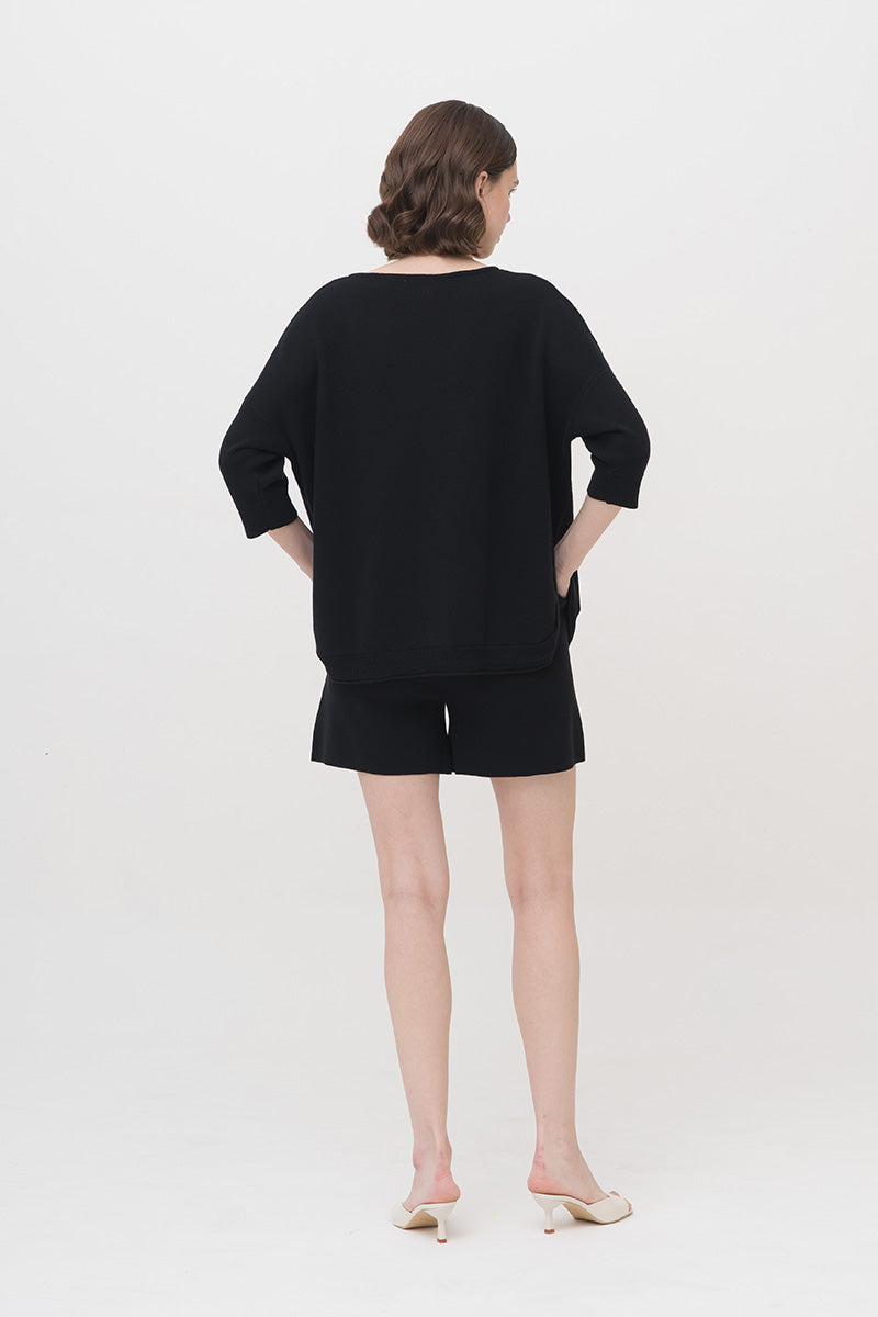 Essential Cotton-Jersey Shorts In Black