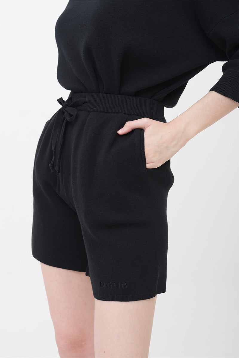 Essential Cotton-Jersey Shorts In Black