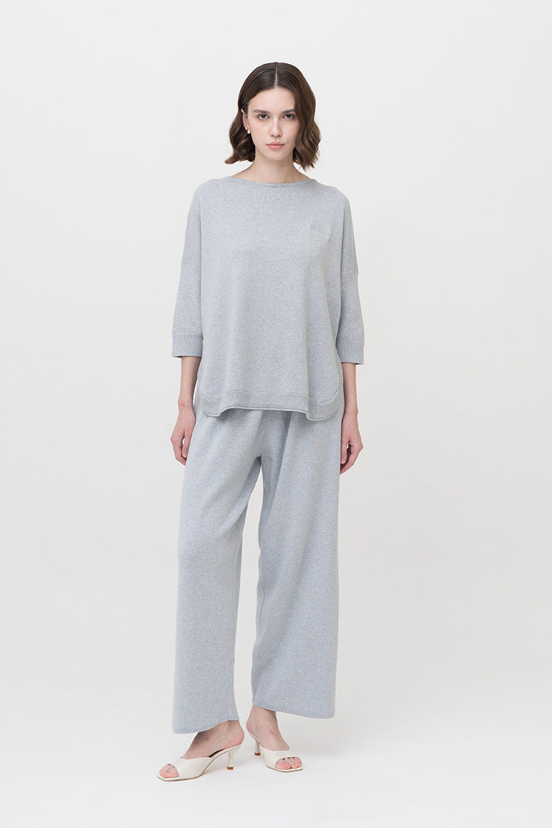 Essential Cotton-Jersey Sweatpants In Light Grey