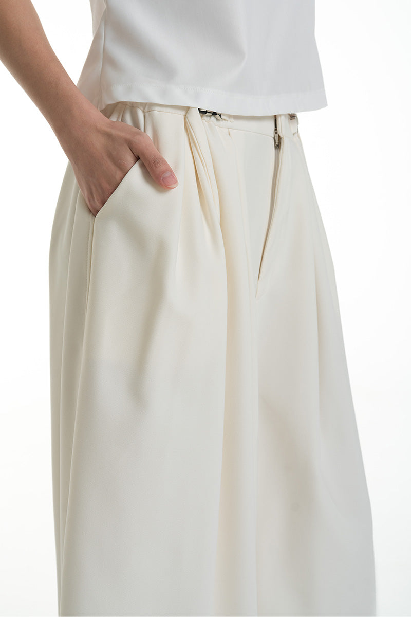 Buckle 15 Pants In Ivory