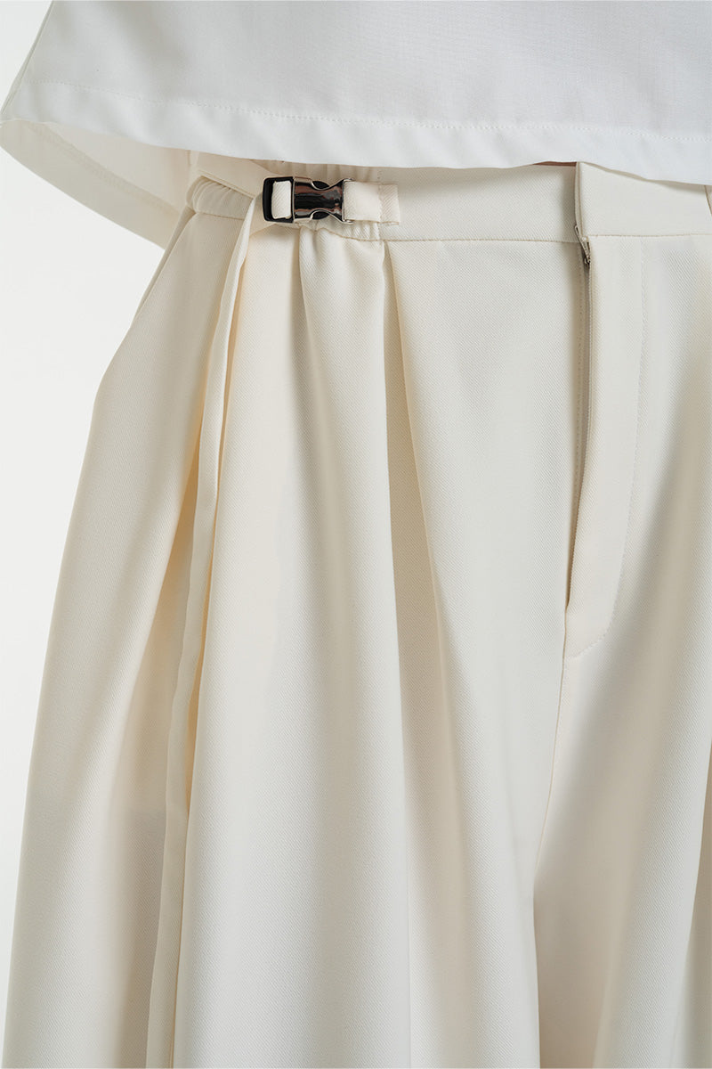 Buckle 15 Pants In Ivory