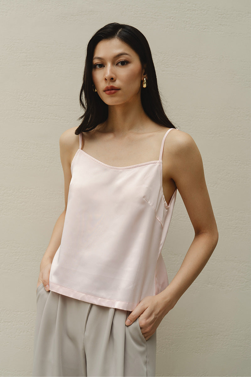 Camisole Top In Ballet Pink