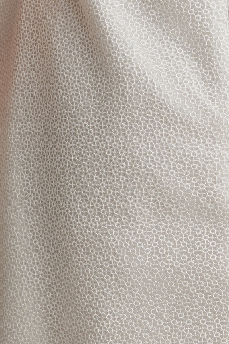 Lace Asymmetric Skirt In White