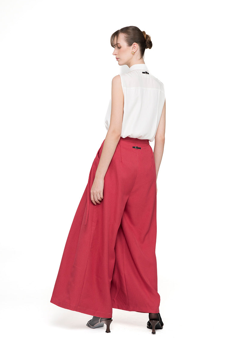 Buckle 15 Pants In Brick Red