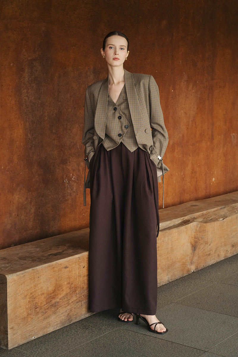 Buckle 15 Pants In Dark Brown